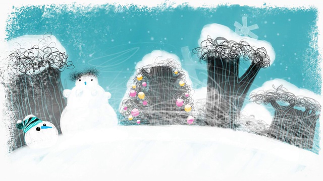 詳情圖-圣誕節(jié)的森林,高清