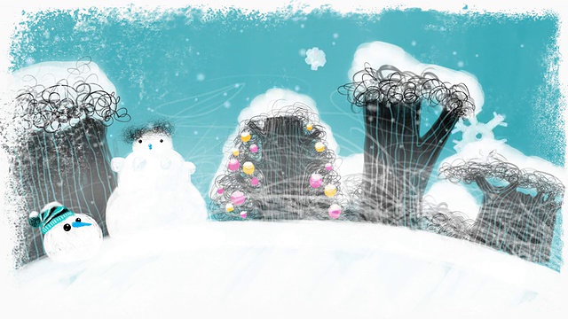 詳情圖-圣誕節(jié)的森林,高清