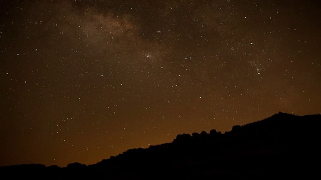 夜时间星星时间流逝