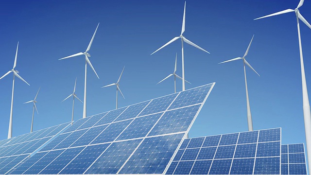 詳情圖-太陽能電池板和風(fēng)力渦輪機(jī)