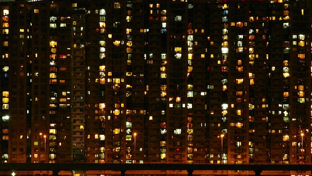 詳情圖-晚上的香港公寓