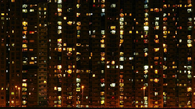 詳情圖-晚上的香港公寓