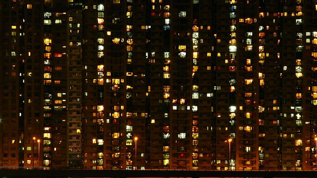 詳情圖-晚上的香港公寓