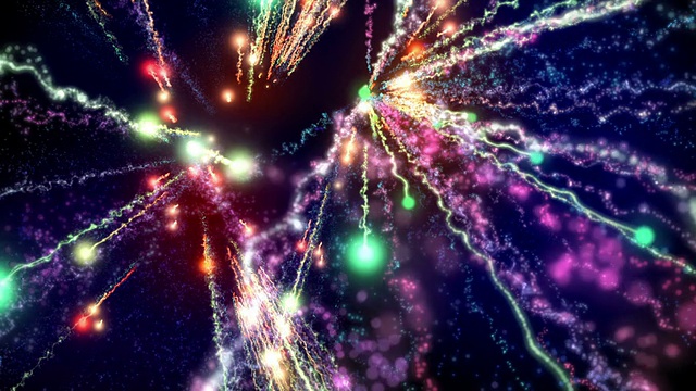 抽象的奇幻背景。