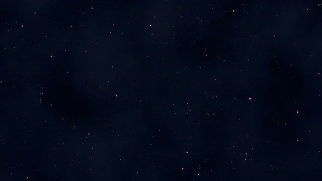 星星在天空闪烁