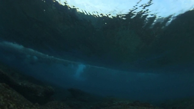 水下波崩溃