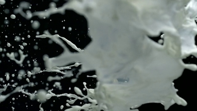 詳情圖-倒牛奶，濺起水花，慢鏡頭