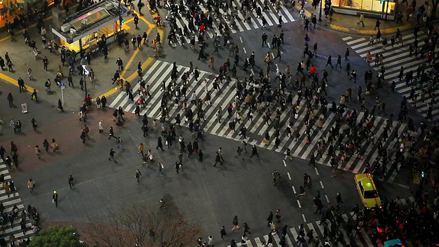 详情图-东京涩谷市行人交通