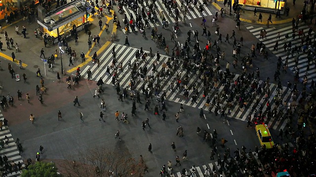 详情图-东京涩谷市行人交通