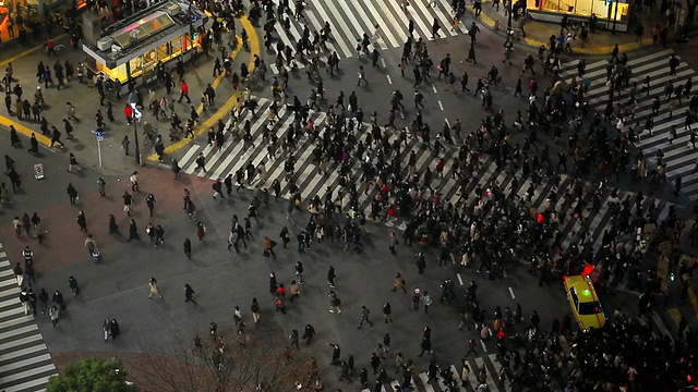 详情图-东京涩谷市行人交通