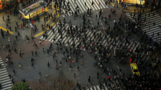 详情图-东京涩谷市行人交通