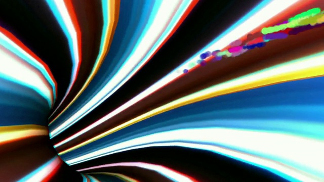 vj、五彩缤纷的隧道。3 d立体、浮雕