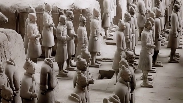 兵马俑，中国西安