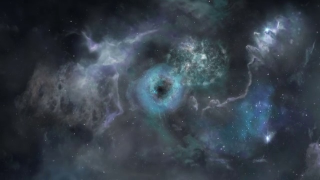 詳情圖-恒星和星系背景。Loopable。空間背景:星云，恒星，彗星。