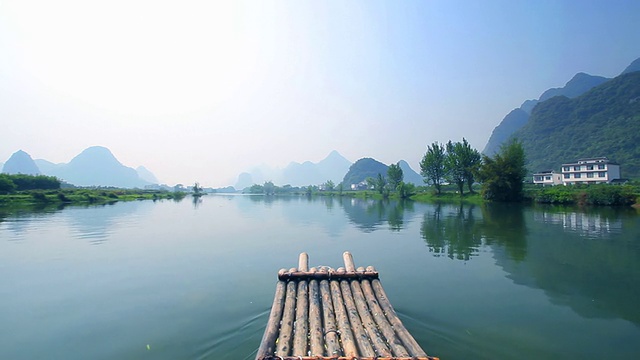 阳朔竹筏