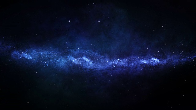 詳情圖-銀河與星星擦肩而過。Loopable。星系?？臻g。