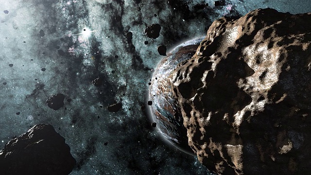 詳情圖-小行星和行星的3d動(dòng)畫