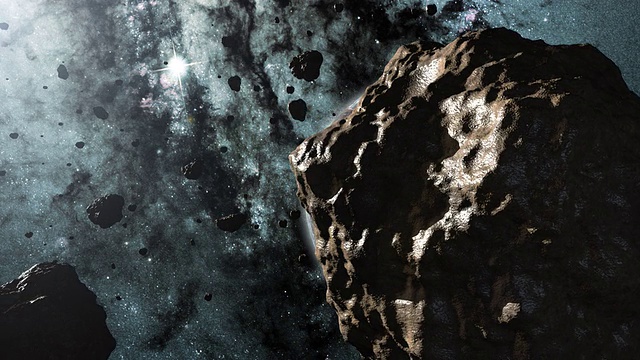 詳情圖-小行星和行星的3d動(dòng)畫