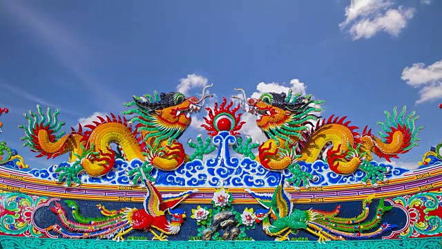 詳情圖-中國龍與藍天