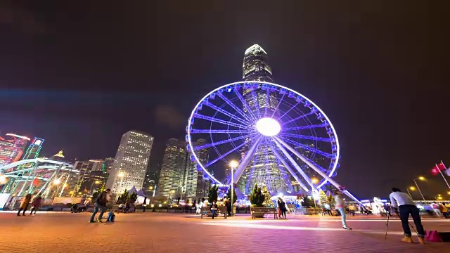 时间流逝香港观景轮