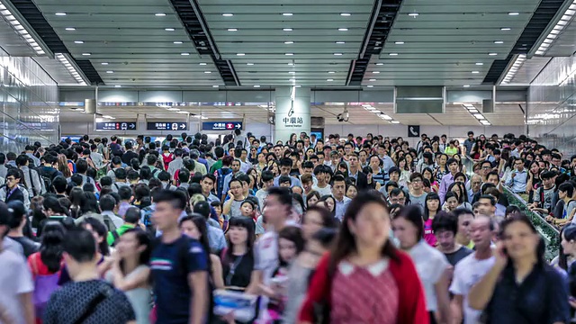 详情图-时间推移视频香港，地铁