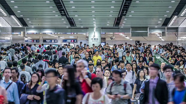 详情图-时间推移视频香港，地铁