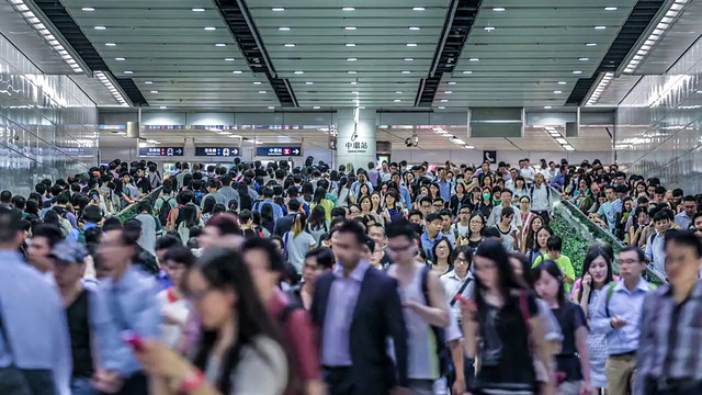 详情图-时间推移视频香港，地铁