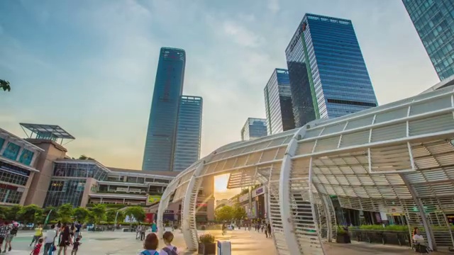 详情图-深圳从白天到夜晚的延时视频