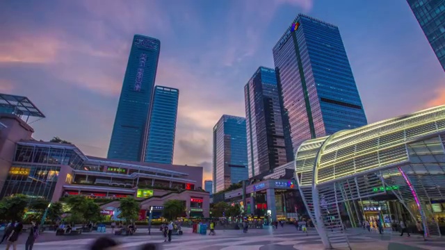 详情图-深圳从白天到夜晚的延时视频