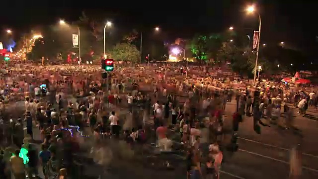 阿德莱德夜生活延时
