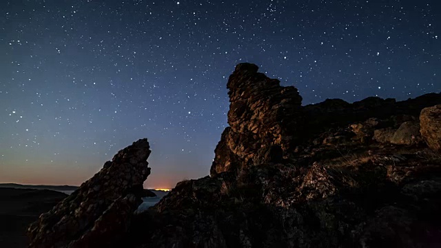 时间从黑夜转到白天