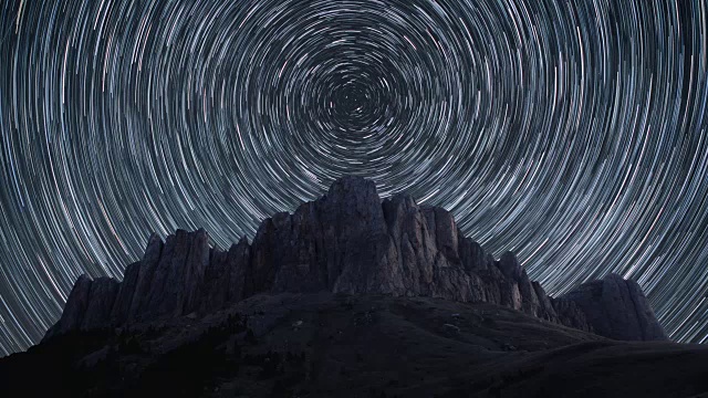 詳情圖-延時的恒星軌跡。