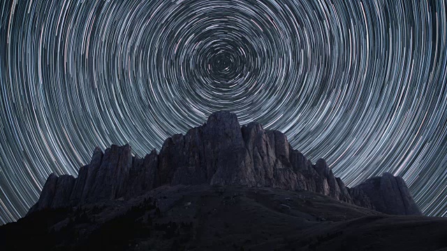 詳情圖-延時的恒星軌跡。