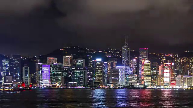 香港的夜景