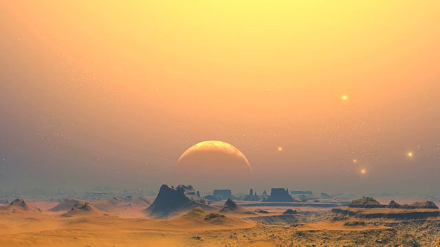 外星人的沙漠星球