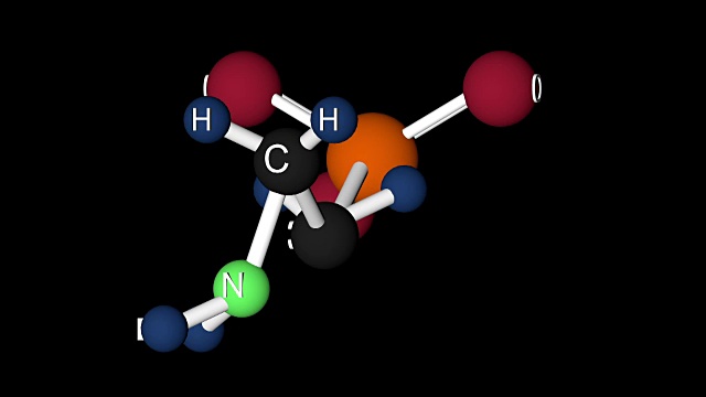 详情图-牛磺酸b2分子结构。