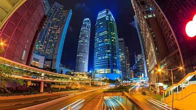 詳情圖-時(shí)光流逝香港夜景