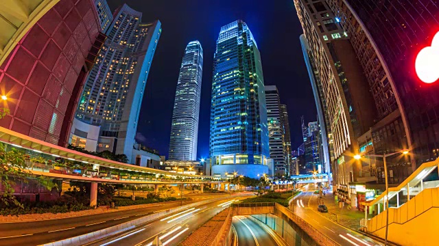 詳情圖-時(shí)光流逝香港夜景