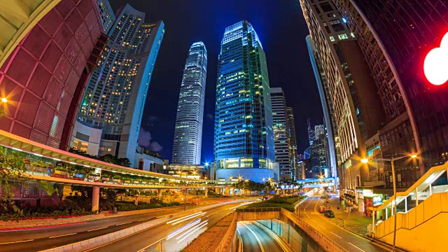 詳情圖-時(shí)光流逝香港夜景