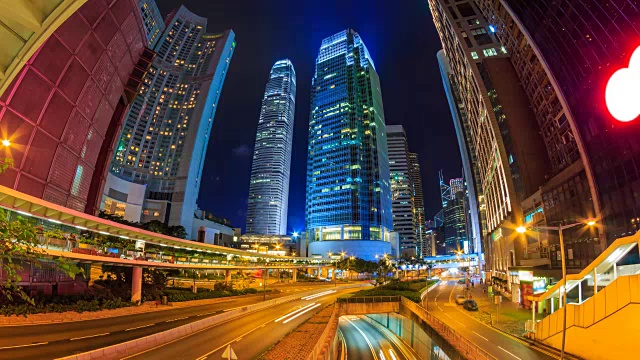 詳情圖-時(shí)光流逝香港夜景