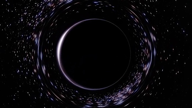 星系团中被黑洞吸走的空间和时间