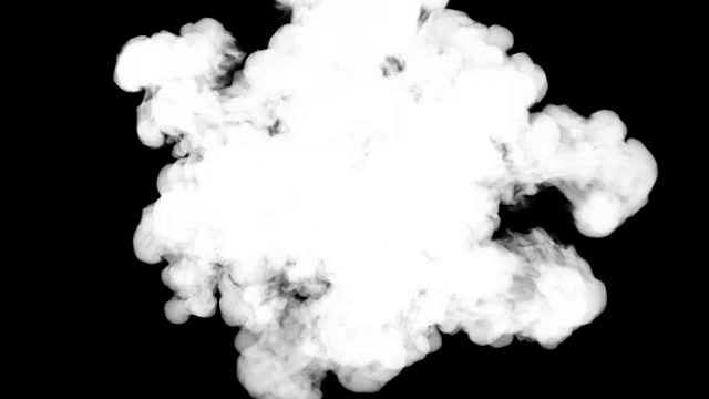 詳情圖-黑色爆炸的彩色煙霧