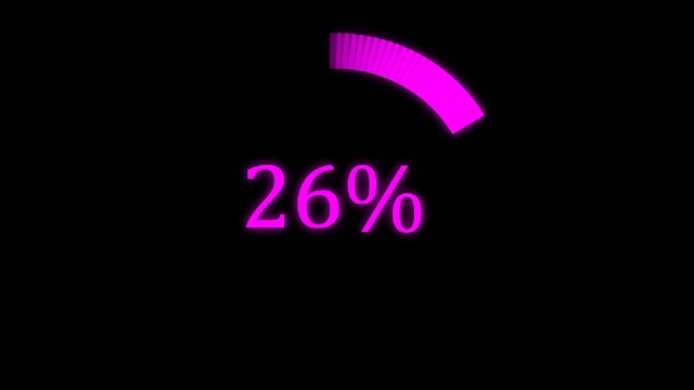 从0%到100%加载动画