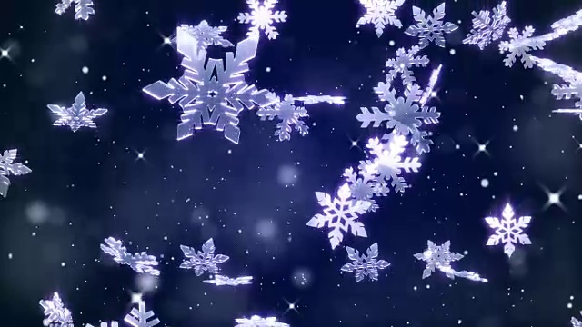 抽象雪花圣诞节日背景用蓝色调