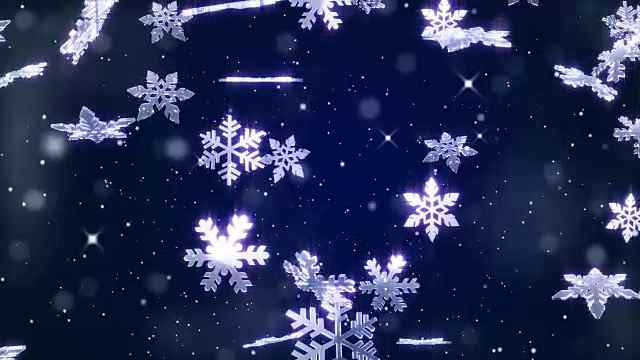 詳情圖-抽象雪花圣誕節(jié)日背景用藍(lán)色調(diào)