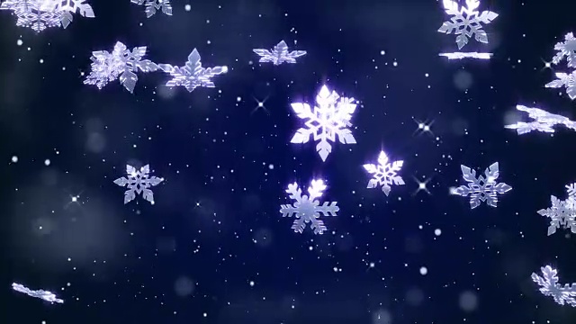 詳情圖-抽象雪花圣誕節(jié)日背景用藍(lán)色調(diào)