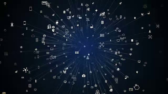 物联网慢了很多东西之间的连接，云技术