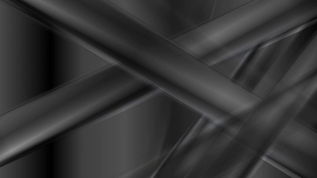 抽象黑色条纹暗视频动画