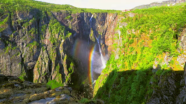 沃林弗森瀑布与彩虹
