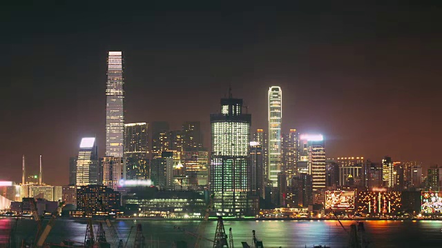 详情图-香港白天和黑夜的流逝，水景